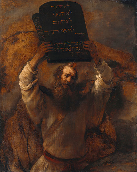 Moses with the Ten Commandments